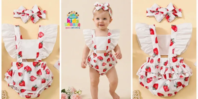 Pelele de fresas