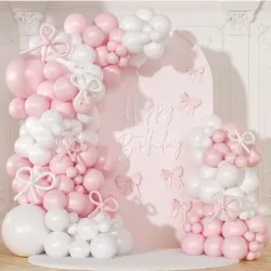 Set de globos rosa