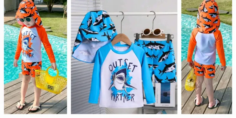 Traje de baño de tiburón 