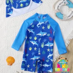 Traje de baño manga larga 