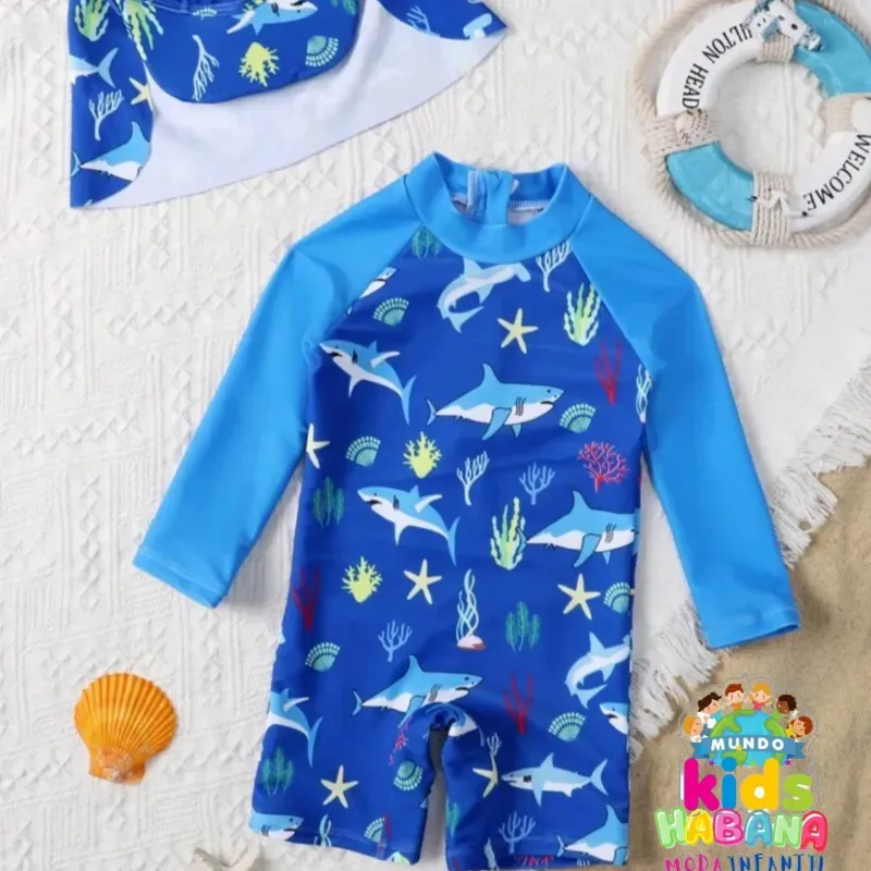 Traje de baño manga larga 
