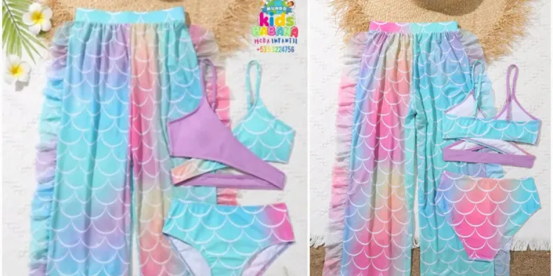 Traje de baño + pantaloneta
