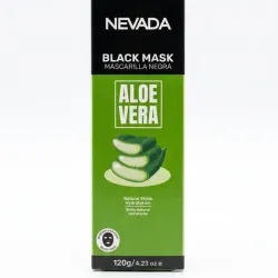 Mascarilla Facial Aloe Vera, carbón activado y colágeno