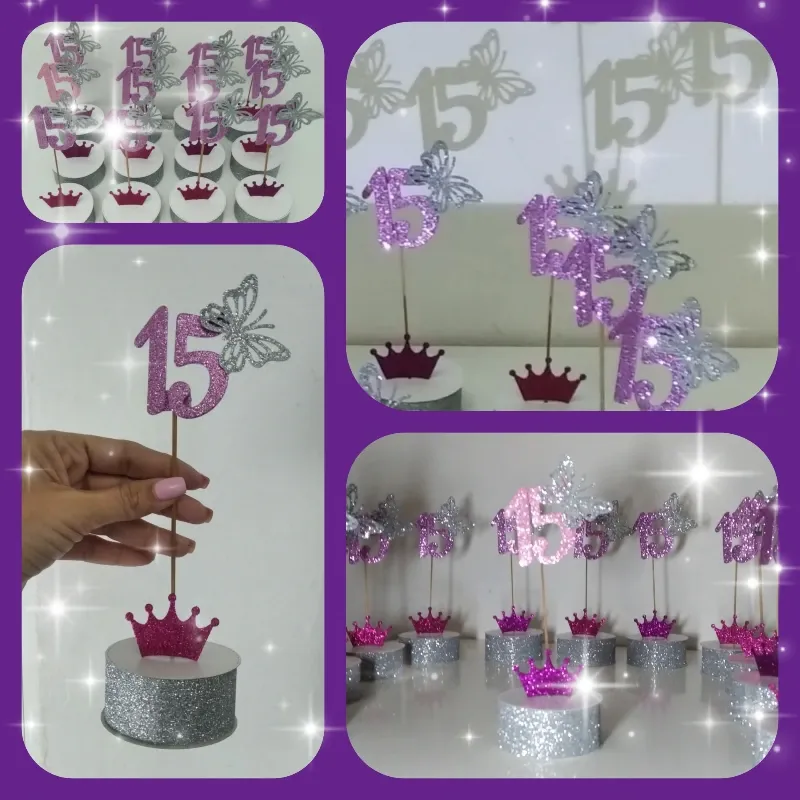 Centros de mesa para 15 años