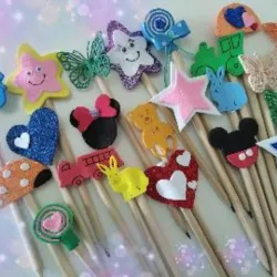 Lápices decorados