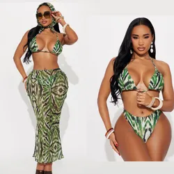Bikini con Pareo y Pañuelo