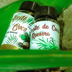 Aceite de coco y romero