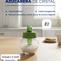 Azucarera de cristal