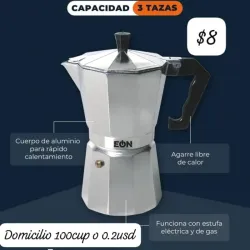 Cafetera 3 tazas