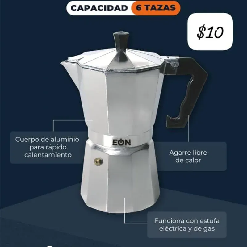 Cafetera 6 tazas