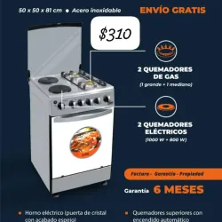 Cocina híbrida con horno