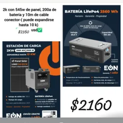 Estacion de 2k con panel