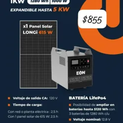 Estacion de 1k con panel