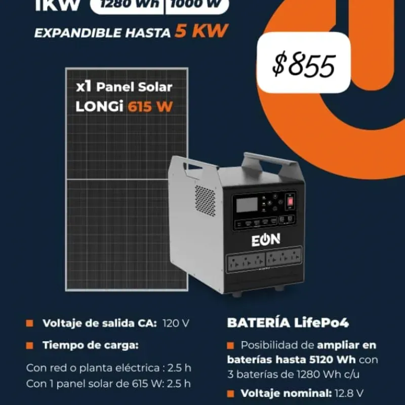Estacion de 1k con panel