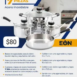 Juego de Caldero 7 piezas