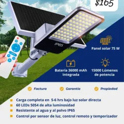 Lampara solar