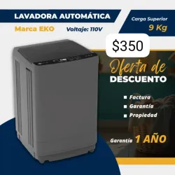 Lavadora automatica 9kg