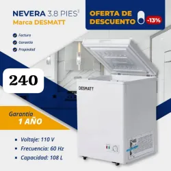 Never 3.8 pies Desma