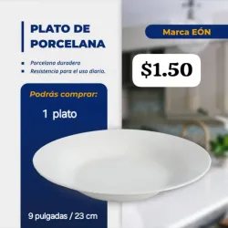 Plato blanco