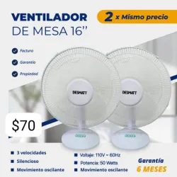 Ventilador de mesa 