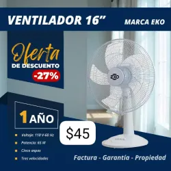 Ventilador de mesa EKO