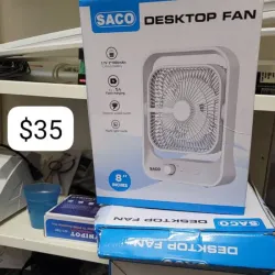 Ventilador recargable