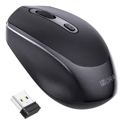 Ratón Inalámbrico 1Hora Silencioso Portátil Con Receptor USB