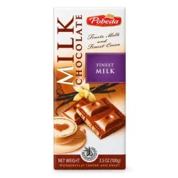 Tableta de Chocolate con Crema de Leche 80G Pobeda