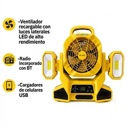 Ventilador recargable HomePoint
