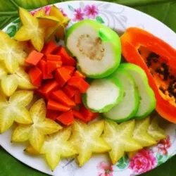 Agrego de frutas de estacion