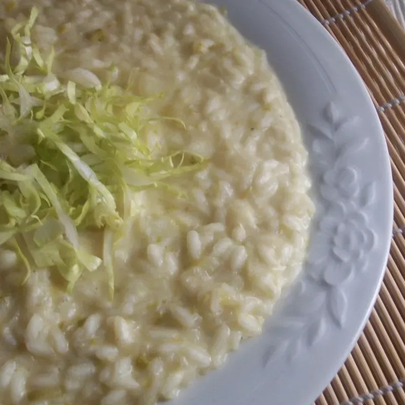 Risotto de yogurt griego