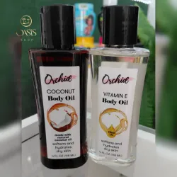 Aceites para la piel de Coco y Vitamina E 4oz