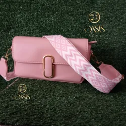 Cartera bandolera rosada