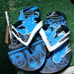 Chancletas Havaianas de hombre (negra y azul)
