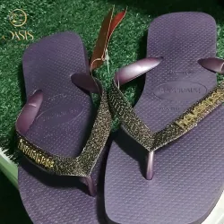Chancletas Havaianas de mujer (morada)