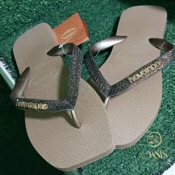 Chancletas Havaianas de mujer (beige)