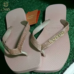 Chancletas Havaianas de mujer (rosada)