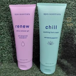 Crema removedora de callos y crema suavizante para los pies