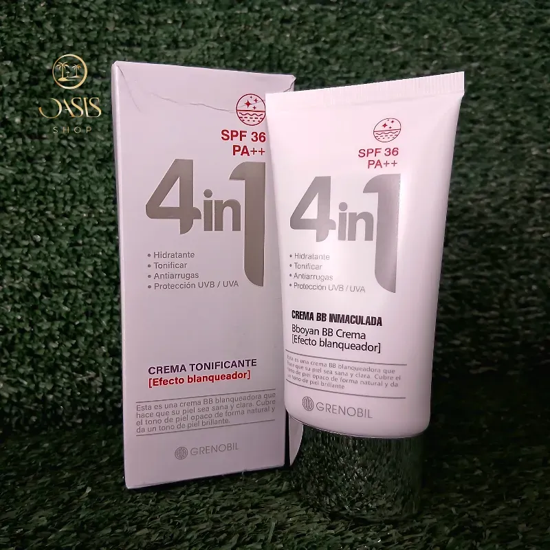 Crema Tonificante Efecto blanqueador 4 en 1