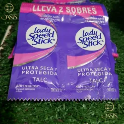 Desodorante en crema 2 sobres Lady Speed Stick