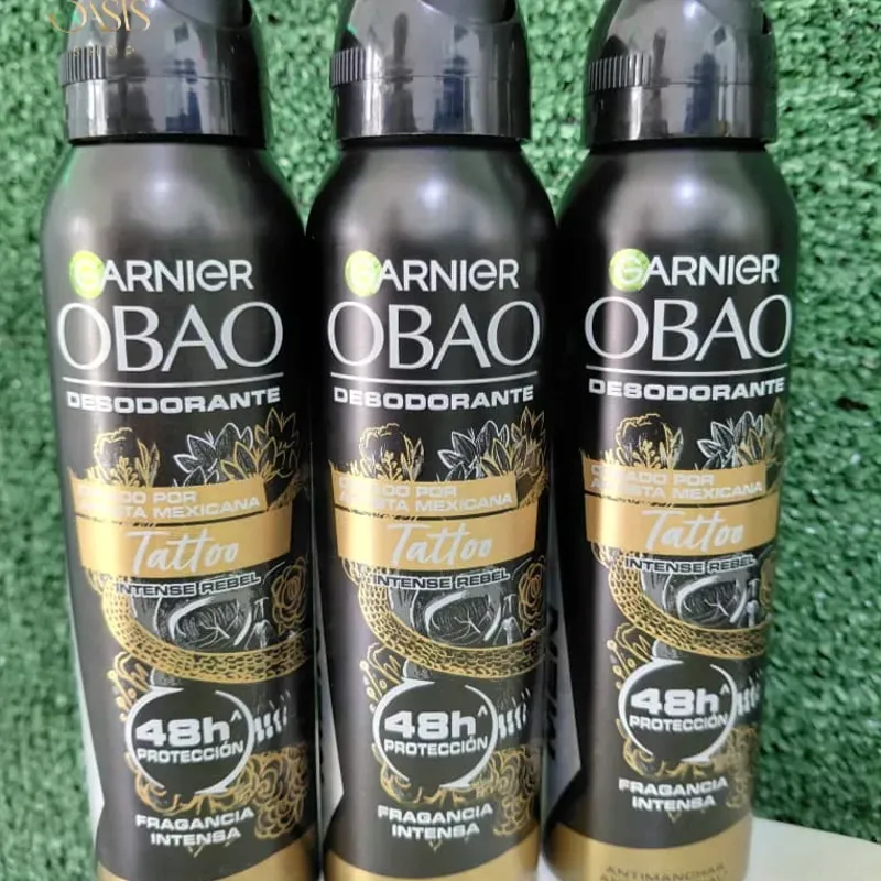Desodorante Obao de spray Tattoo Intense Rebel