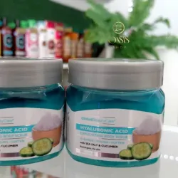Exfoliante corporal de ácido hialurónico y pepino