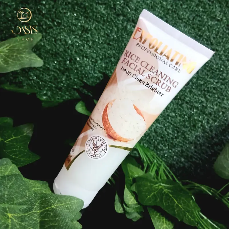 Exfoliante facial de arroz 