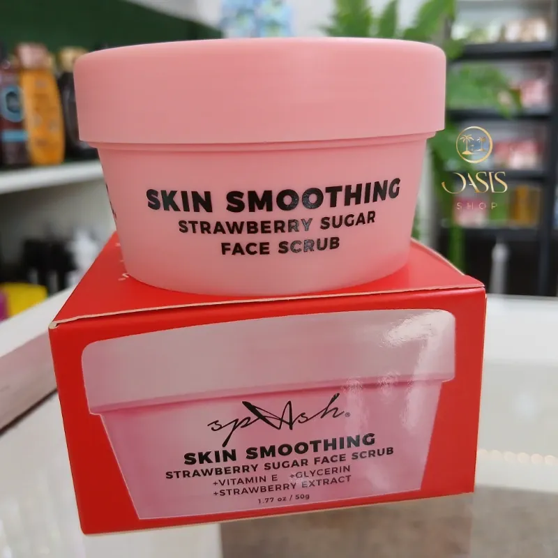 Exfoliante facial de azúcar y fresa