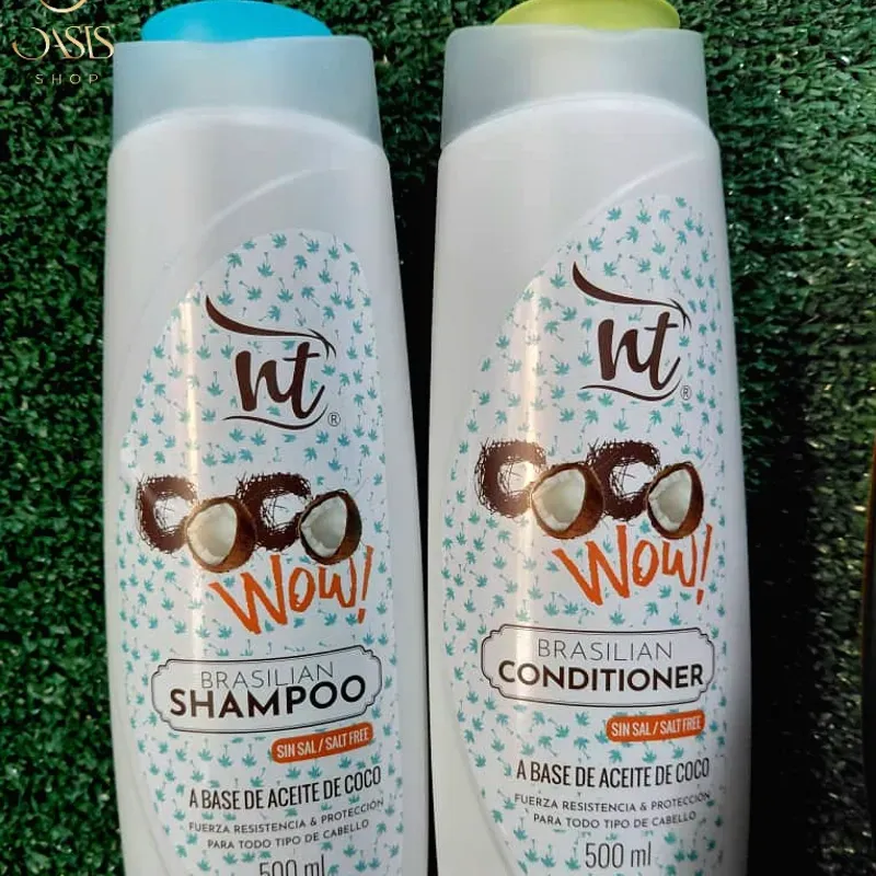 Juego Champú y acondicionador de coco 500 ml c/u