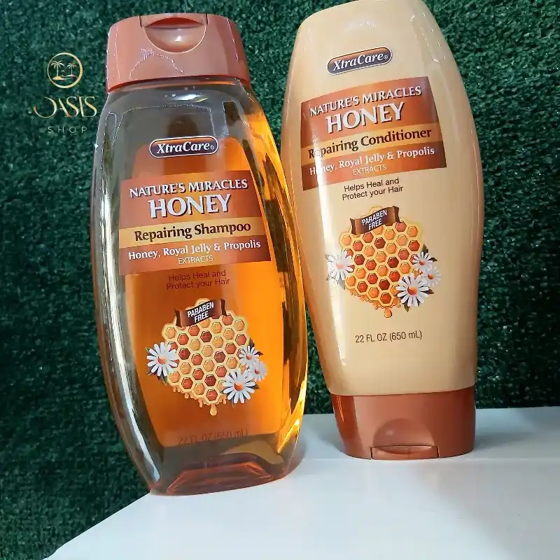 Juego champú y acondicionador Reparador de miel