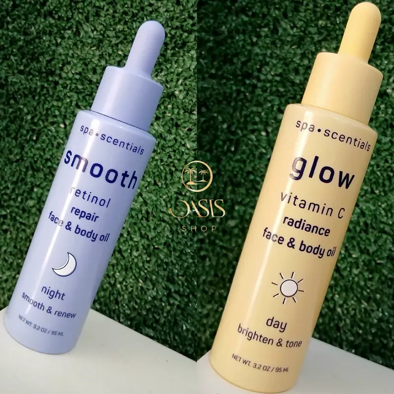 Juego de aceite para cuerpo y rostro