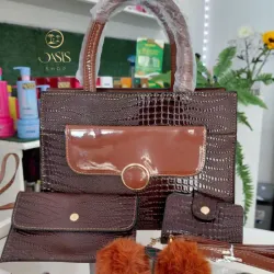 Juego de carteras carmelita