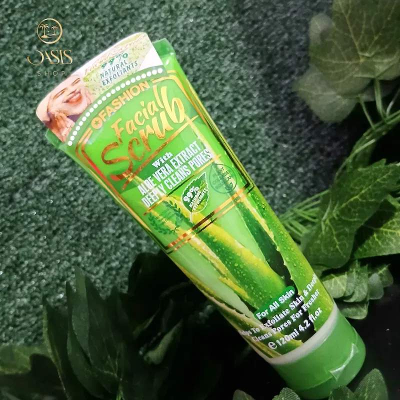 Limpiador facial de extracto de aloe vera Facial Scrub