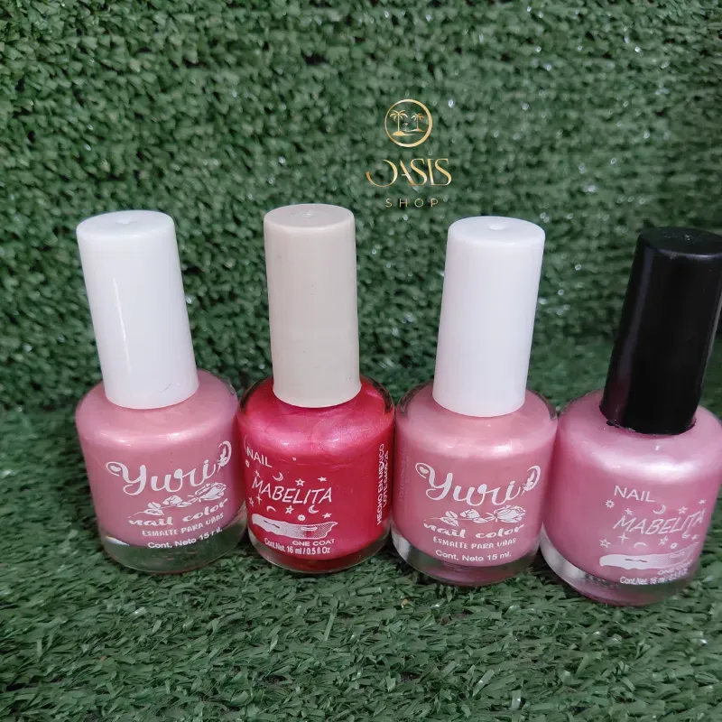 Pinturas de uñas naturales tonos rosados claros